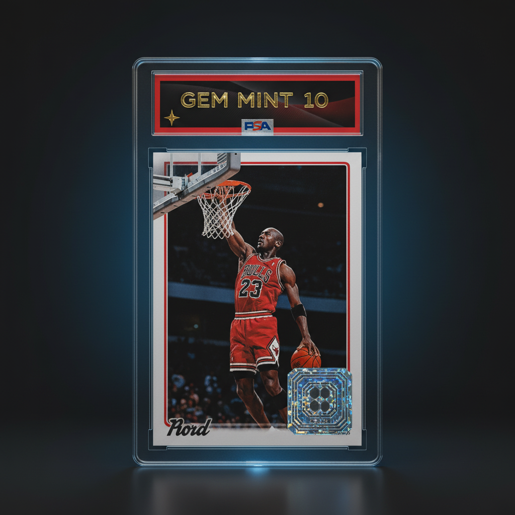 Michael Jordan PSA GEM MINT 10 — Blockchain Verified · WCF